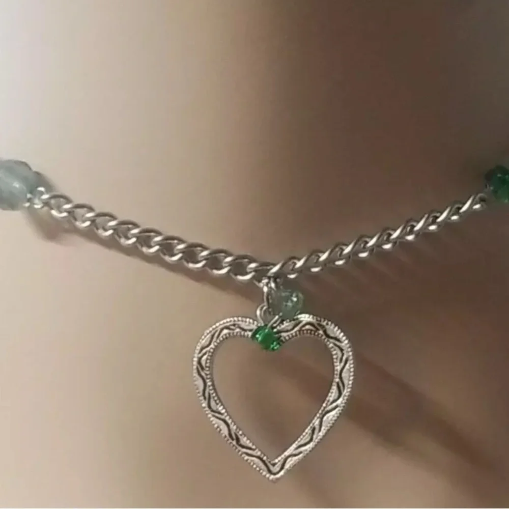 American Eagle Silver Heart Necklace Clasp Marked 925 NEW